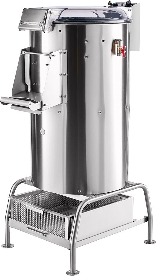 Kitchen potato peeling machine MKK-500-01 with stand and mesgo collector