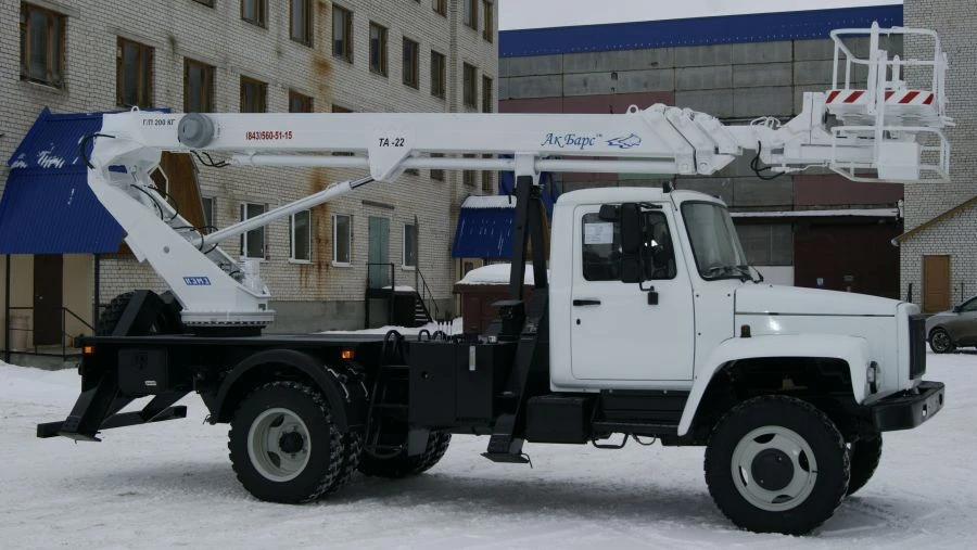 Truck hoist model TA-22 on chassis GAZ-33086, 3897-0000010-32