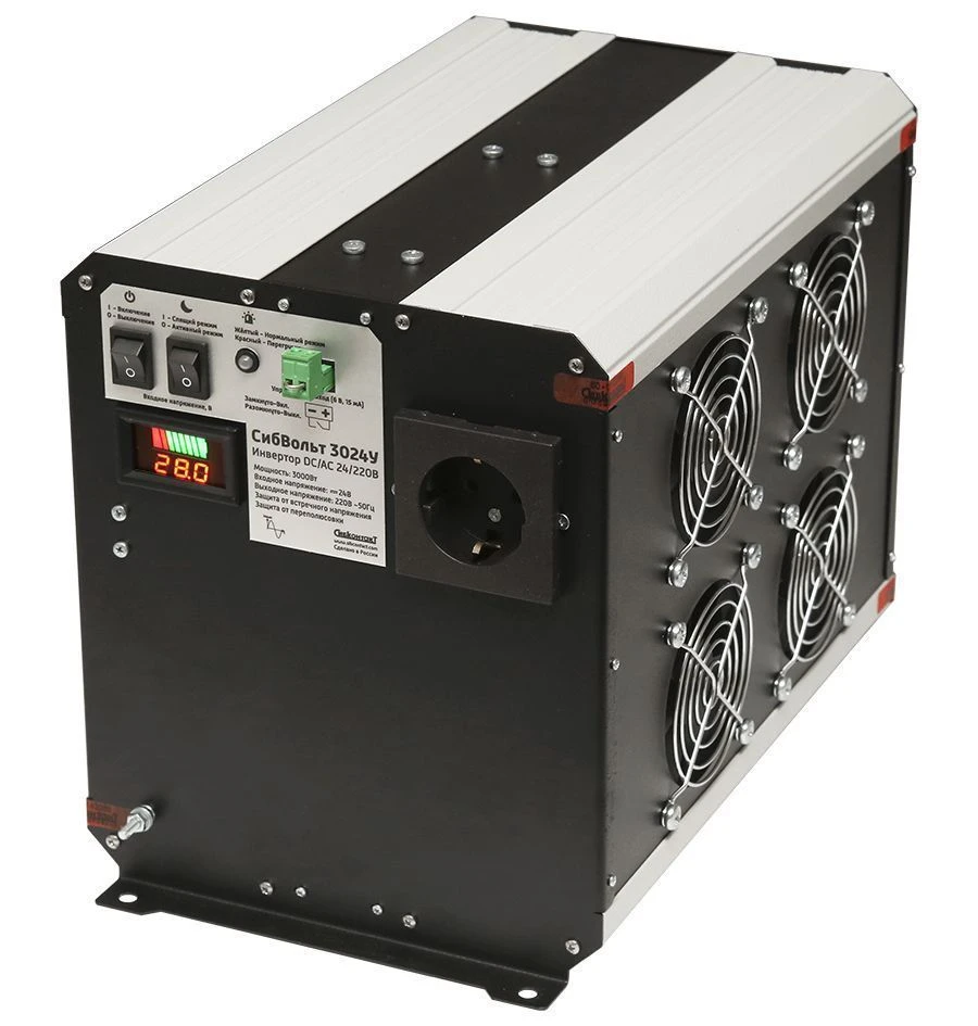 Inverter SibVolt 3024U DC/AC 24/220V 3000W voltage converter 3000W