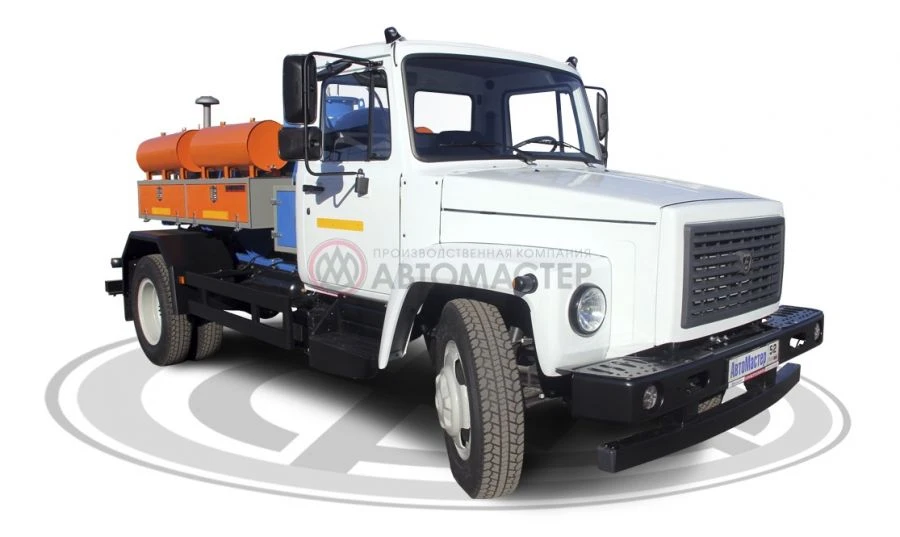 Komarov disinfection unit (DUK), modification 2322L1 on the basis of GAZ 3309 chassis.