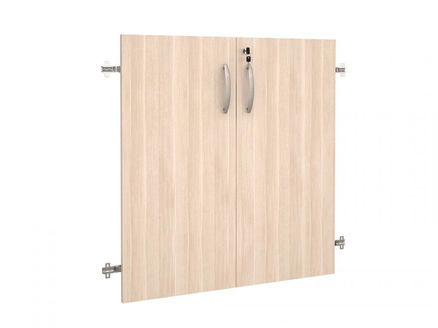 LDF furniture doors 2 sections with lock "Alpha 63".