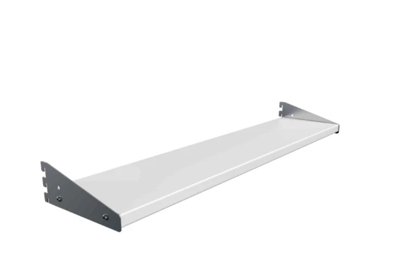 Antistatic furniture attachments - hinged shelves
