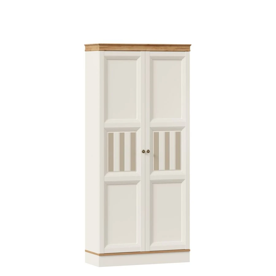 Villagio LD.680330.000 Double-leaf cupboard (Alabaster/Golden Oak )