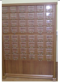 Catalogue cupboard with 48 drawers Classic series