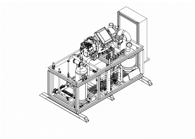 Refrigeration units of I-CU series. Single-compressor units on the basis of semi-hermetic screw compressors complete with shield