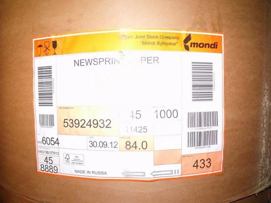 Newsprint Paper for High-Speed Printing