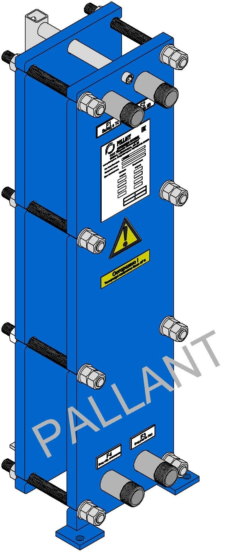 Plate heat exchanger enclosure FP/PF 04