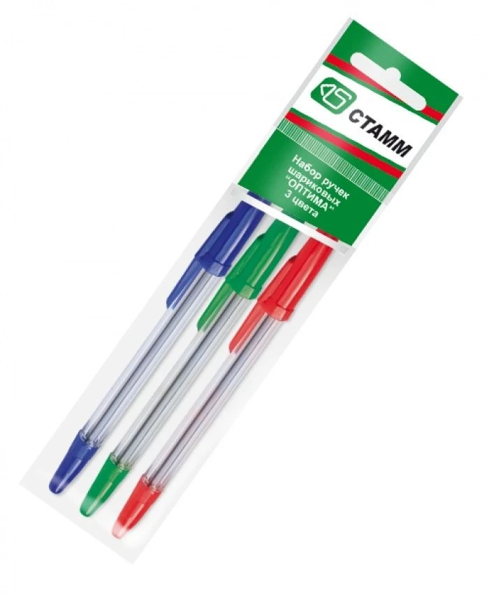 Set of pens Optima 3 colour.