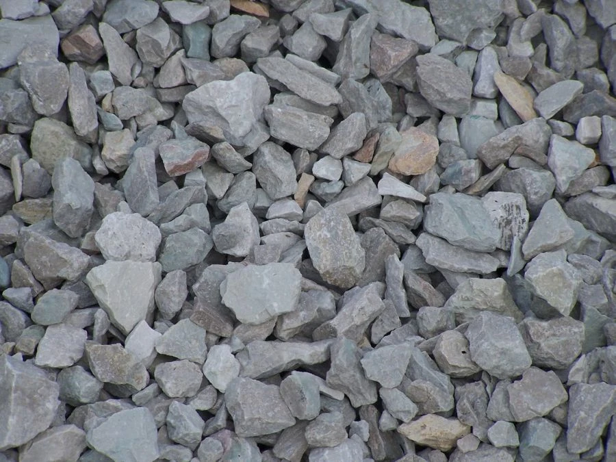 Crushed stone from dense rocks for ballast layer of railway track 25 to 60 mm cfr. 25 to 60 mm