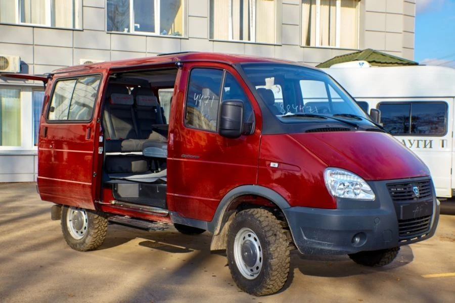 Bus type IATs-1767M modifications: IATs-1767M1, IATs-1767M2, IATs-1767M3, IATs-1767M4, IATs-1767M8 on the basis of GAZ vehicle.