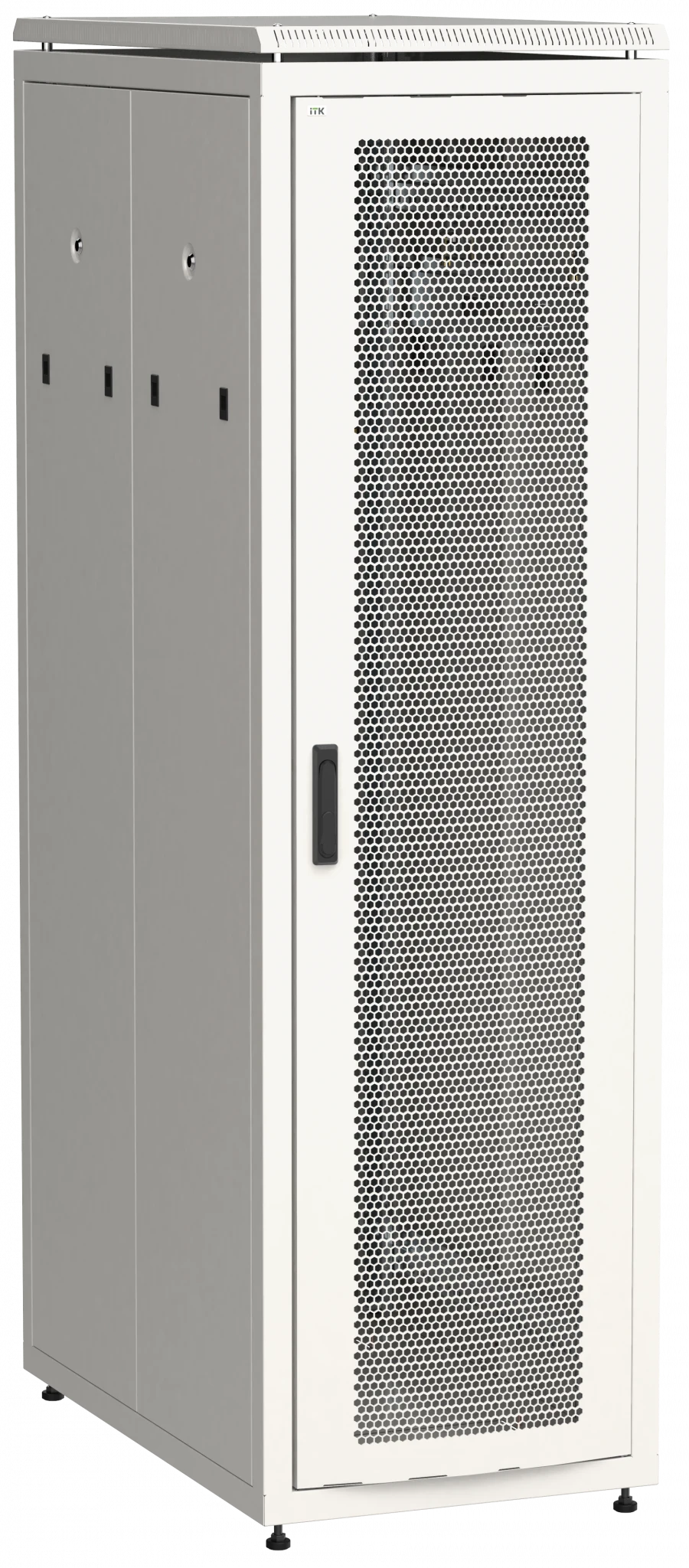 LN35-47U61-PP ITK Network cabinet 19" LINEA N 47U 600x1000 mm perforated doors grey