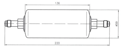 Filter for ultrafine gas purification MKF-140