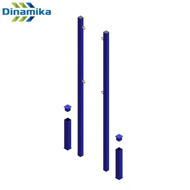 Badminton racks with tumblers for concreting