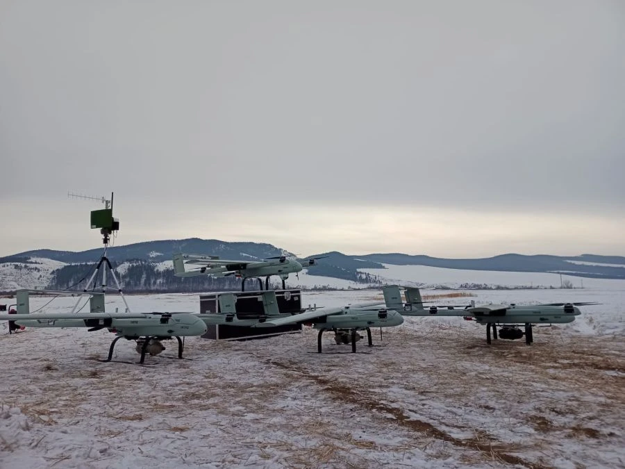 BAS "Storm 10" as a part of an unmanned aircraft of aeroplane type with vertical take-off and landing with maximal take-off and 