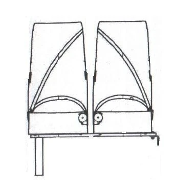 Passenger seat PS05.6840.006-31.2K