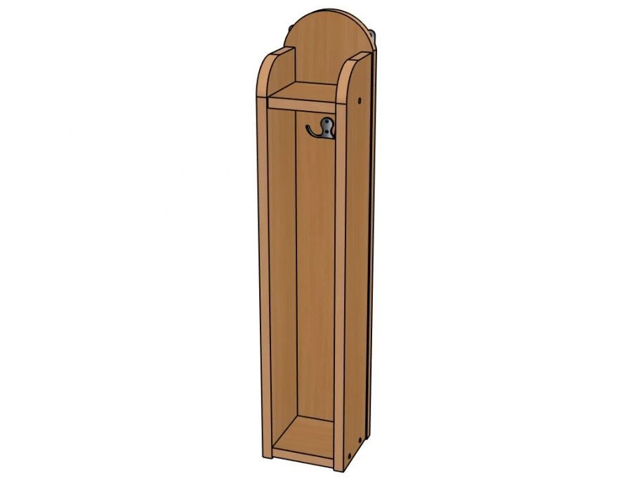 Towel holder No.1 ''Moydodyr'', chipboard, 1 cell/ SD31