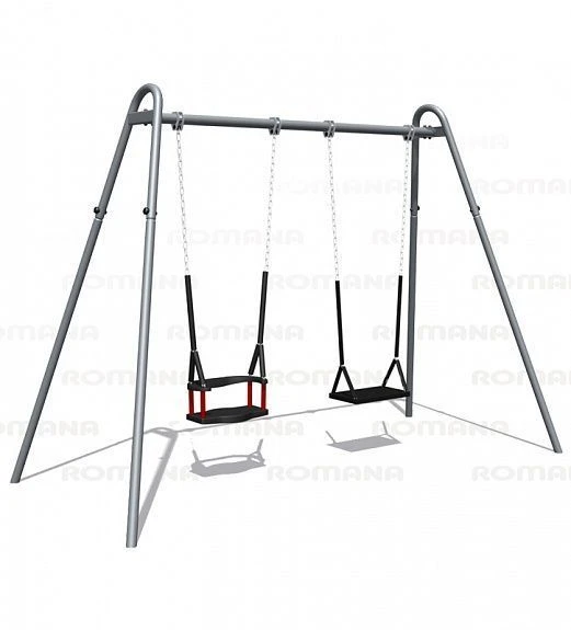 Double swing with different seats Romana 108.18.02-02