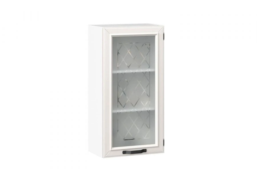 Marina LD.273700.000 Door front 600 high glass Type 3 (Alabaster )