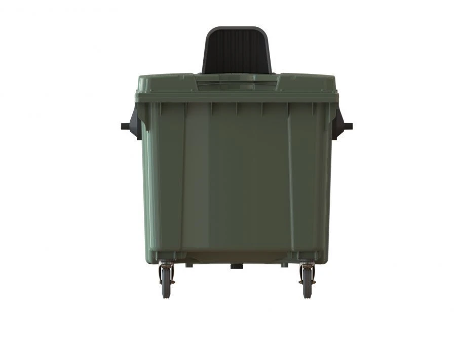 Mobile waste bin 1100l Art.29.C19.H (20.807.1.70.PE; 21.056.70.PE.O)