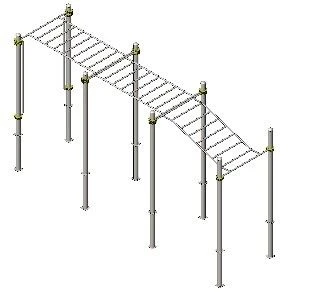 Exercise equipment AKS-712 Handwalk with height change