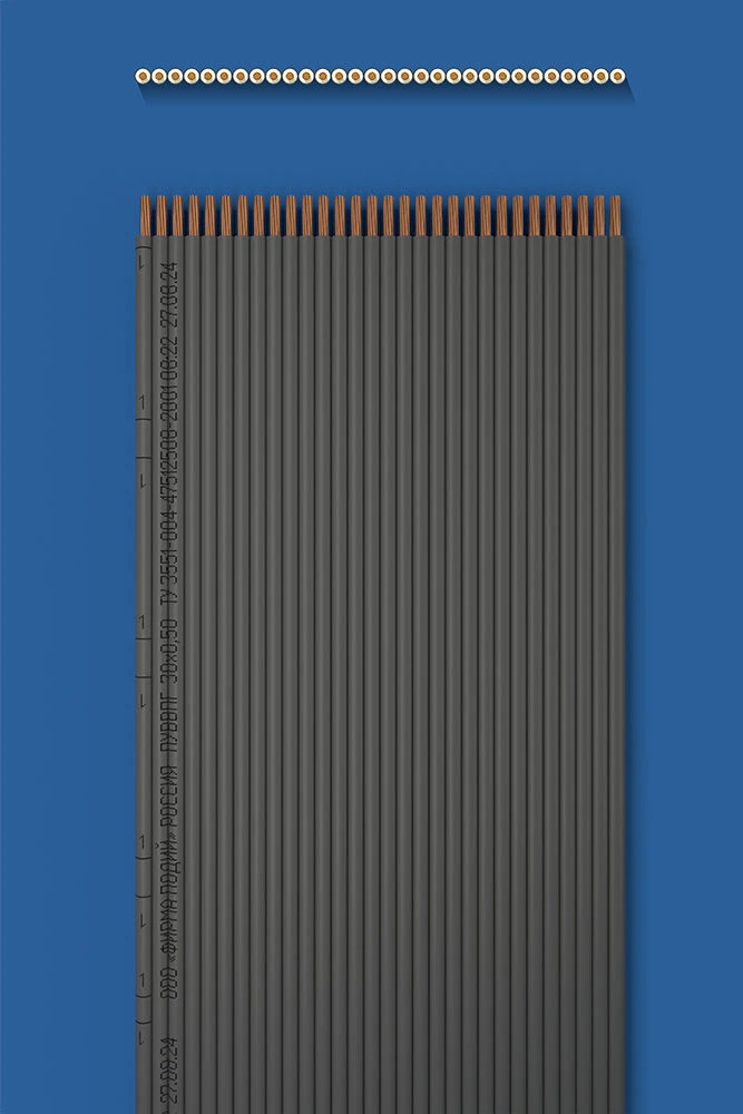 Installation flat wire with two-layer (double) insulation PUUVVVPG 30õ0,50