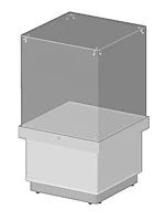 Horizontal display cabinet 700x700x1200 mm