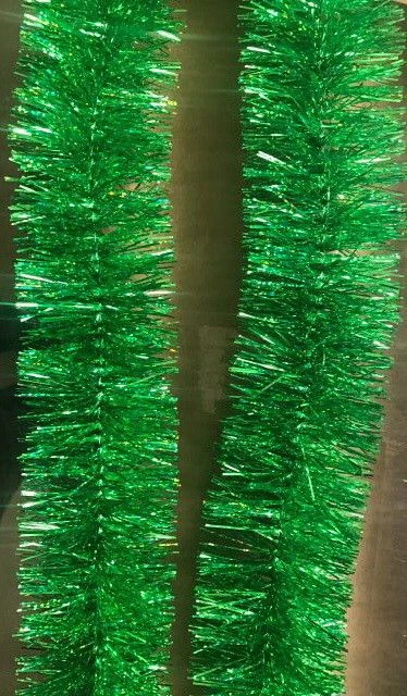 Tinsel 5-ply, length 1.8M, green