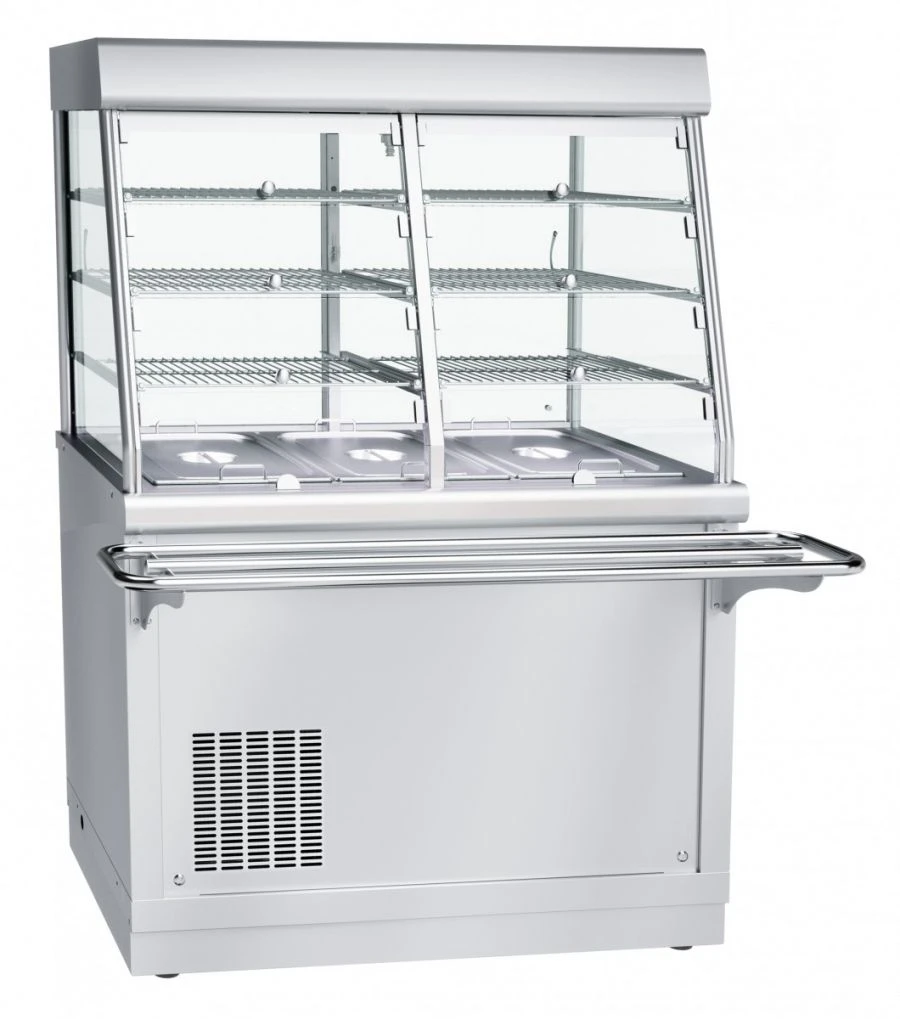 Refrigerated high-temperature display counter with neutral cabinet ???(?)-70?-?-??