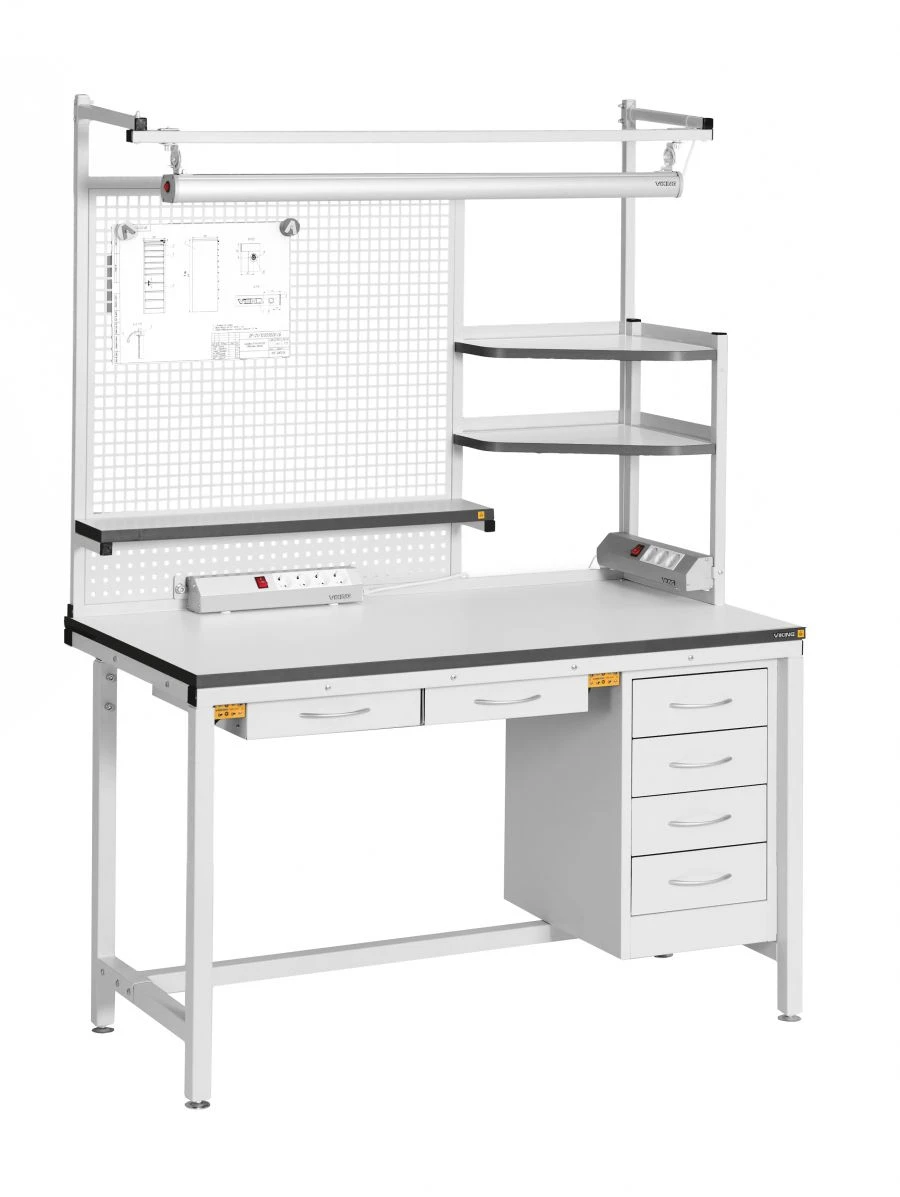 Industrial furniture, including antistatic (ESD), Viking: EM-SR, work table for wiring works