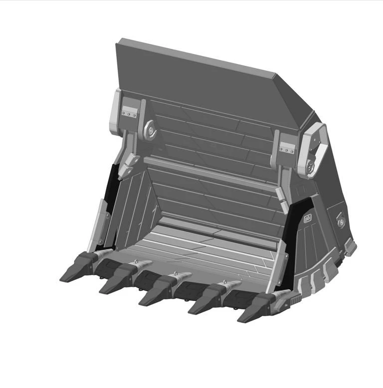 Bottom dump bucket ZX-850.FS-040-G-JM1X-NF-GC