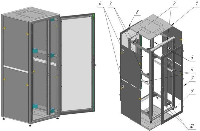 Telecommunication cabinet ??-?-42U-800?2015?2015?800-??