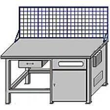 Combined metal welder's table