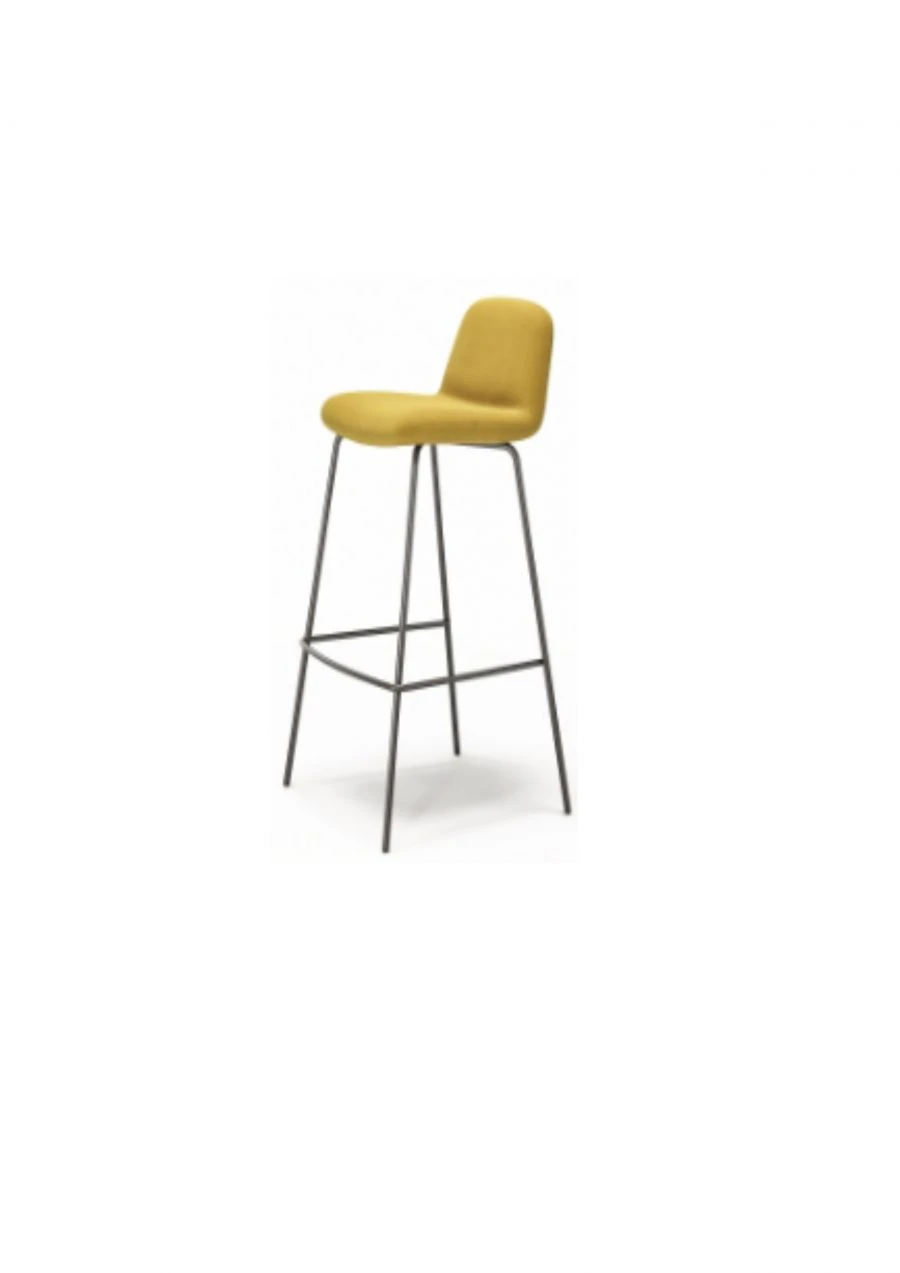 Metal-framed bar stool STB