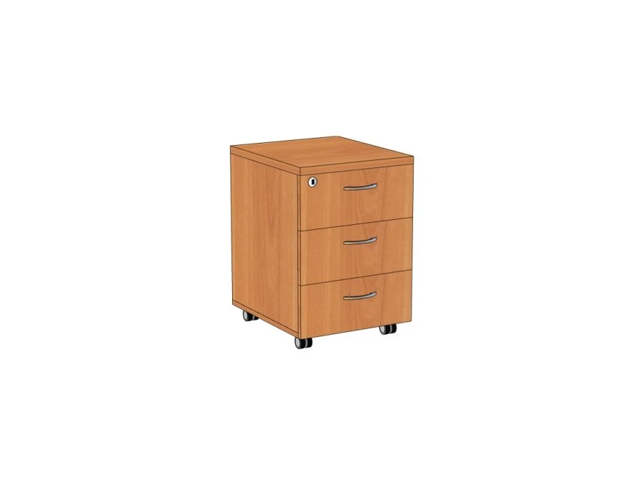 Swing cabinet with 3 drawers with lock 404*464*578 mm APT-3(lock)