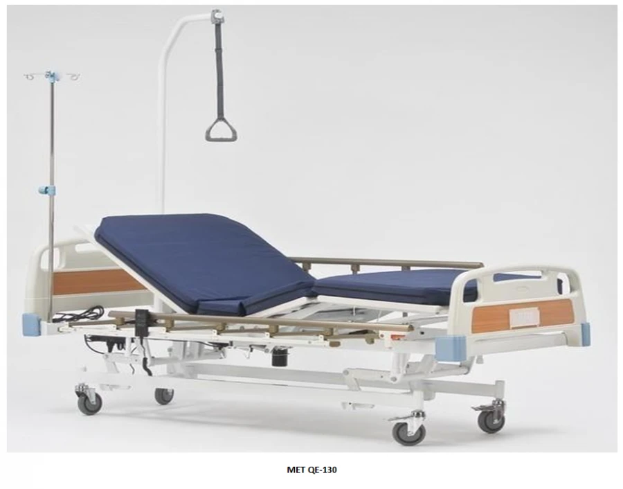Three-function electric medical bed, in MET QE-130 version