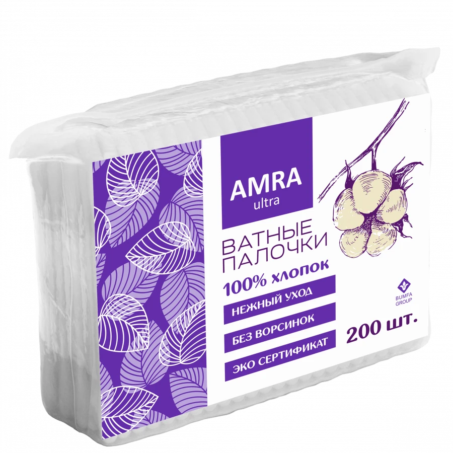 AMRA cotton buds (packet) 1/200/28