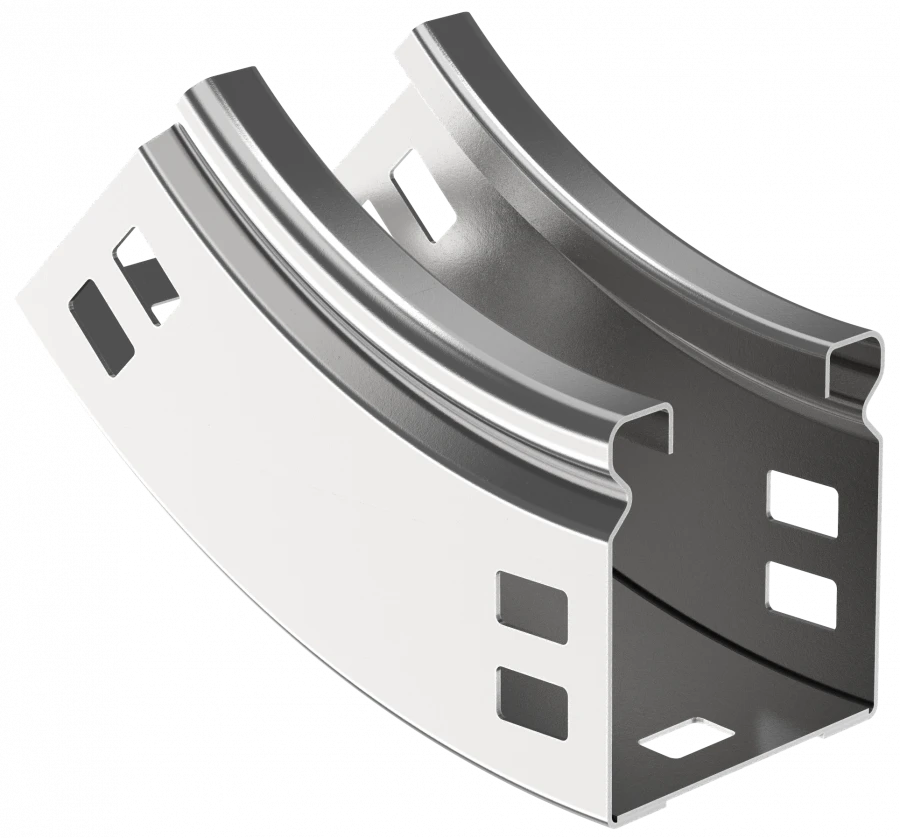 CPV51-0-45-050-050 ESCA Smooth turn. 45° type B10 50x50mm IEK