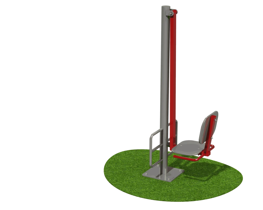 Stationary outdoor fitness equipment SV-010 Leg press