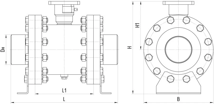 Ball shut-off valve ATEK.491284.044