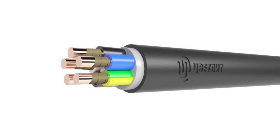 Fire-resistant power cables, not spreading combustion, with insulation and sheathing made of halogen-free polymer composites