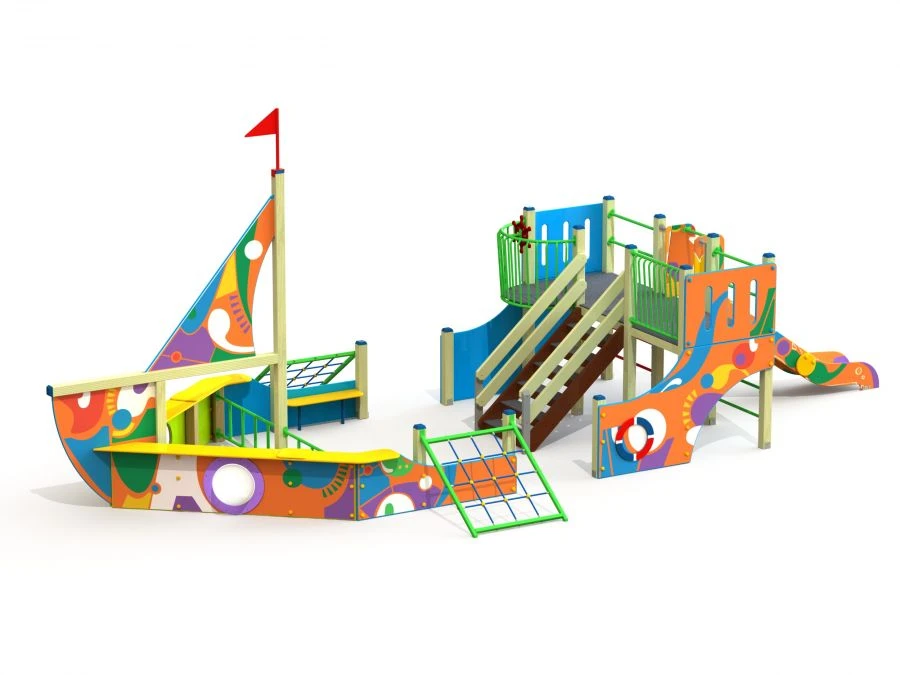DIK 3.091 Children's play complex graffiti H=1200 mm