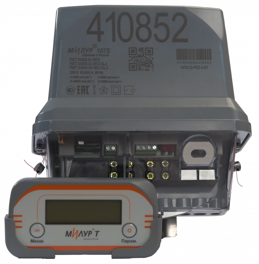 Milur 107S.22-GZ-3-DT static energy meter