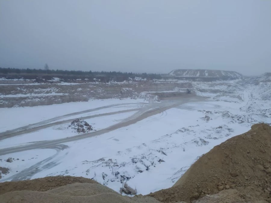 Crushed limestone of wide fractions from 8-16 mm