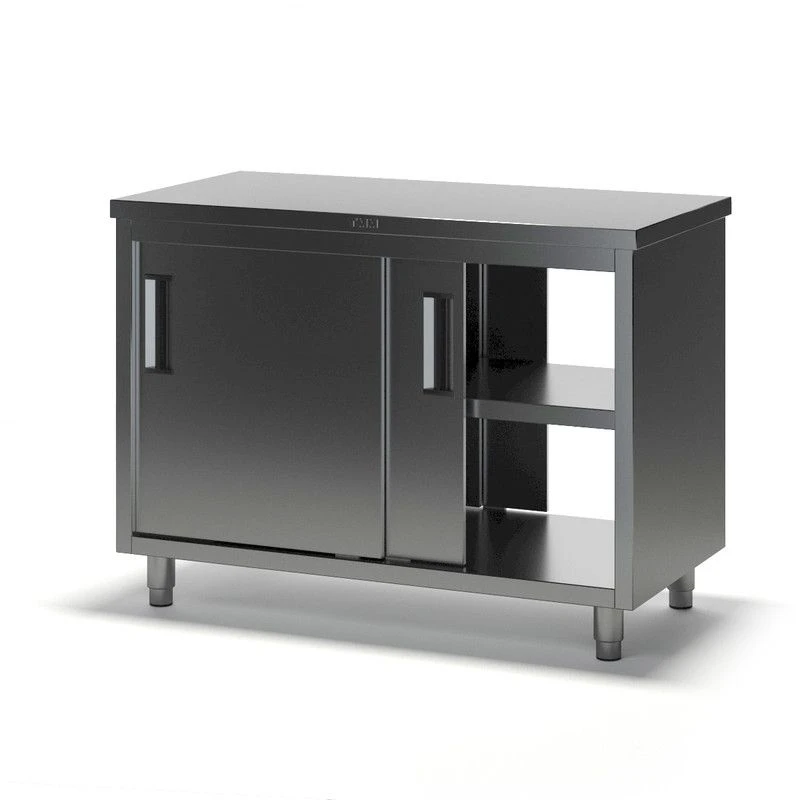 Compartment table SKS through stainless steel