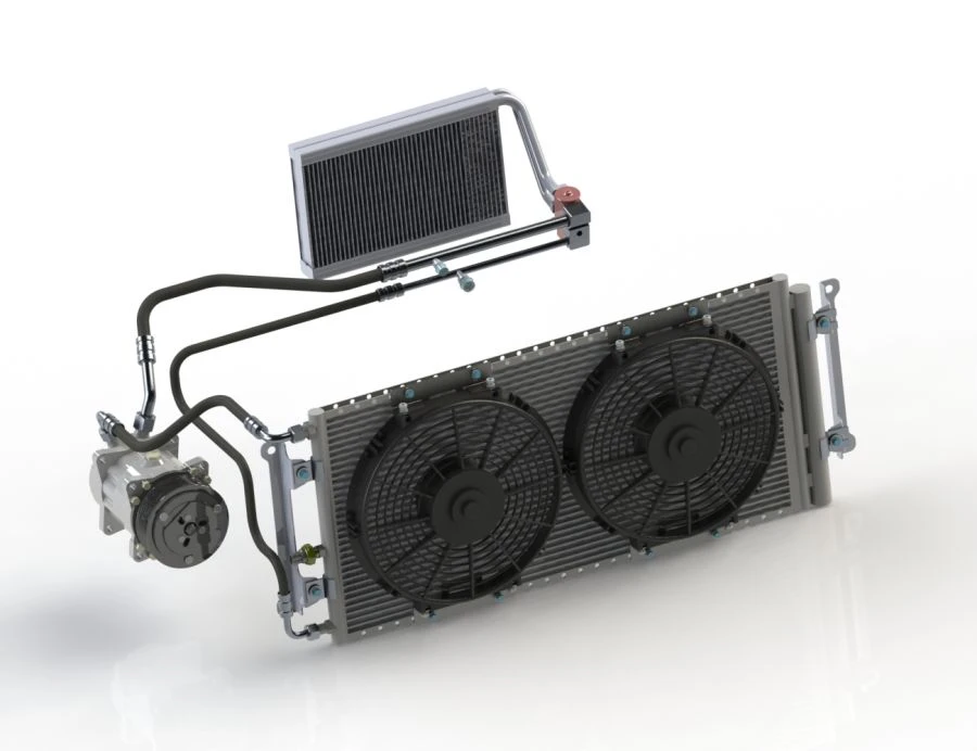 Air conditioner GAZ 7 kW underhood condenser built-in evaporator