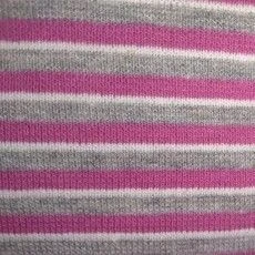 Mixed ribana printed knitted fabric 50% cotton, 50% polyester