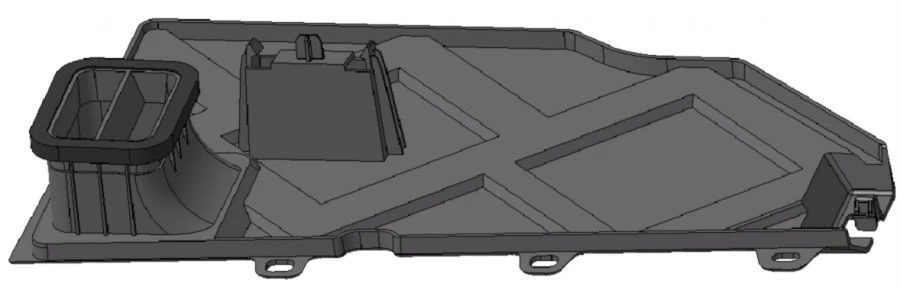 Passenger lower trim assembly 9680933781
