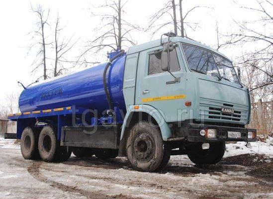 Vacuum tanker MB type 5670K2-10 of modification 5670K4-40 on chassis KAMAZ 53605-5H