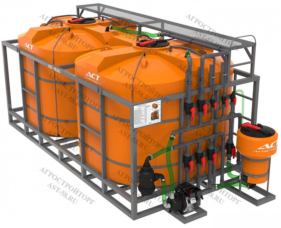 Mobile mortar unit 10,000 litres