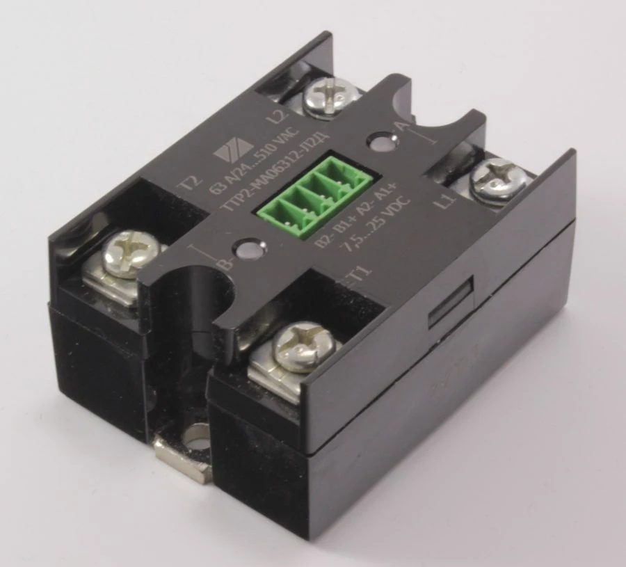 Solid-state relays of alternating current one and two-channel in innovative design 1 (Relay TTR2-MA05012-L2D YaShGK.431162.225TU